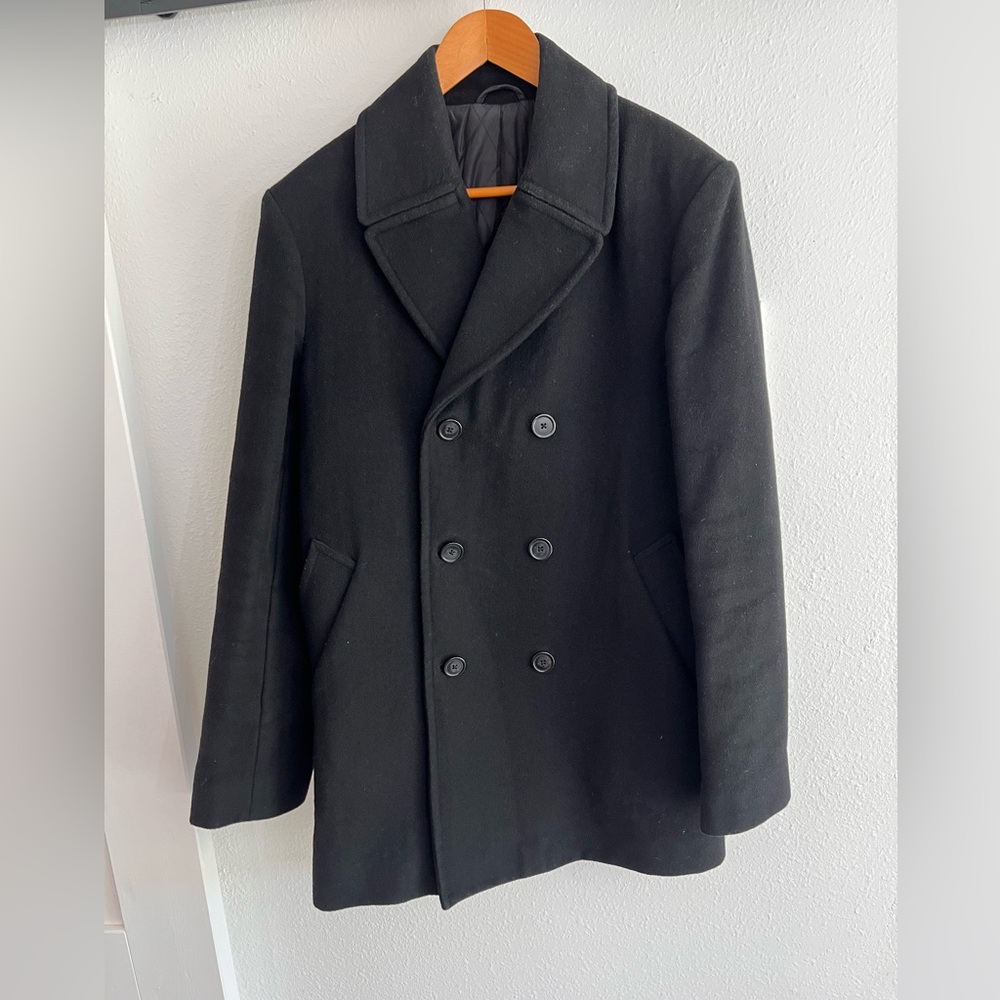 Ralph Lauren Elegant Black Peacoat